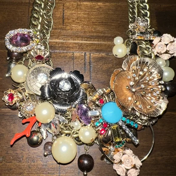 BETSEY JOHNSON ~ NECKLACE AND BRACELET SET ~ NWOT NEVER WORN~ RARE HTF - Picture 6 of 6